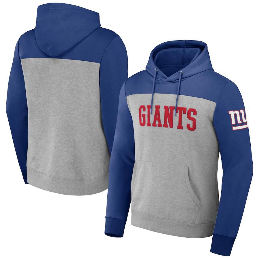 Men 2023 NFL New York Giants grey Sweatshirt style 1